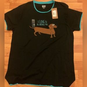 NWT size Large dachshund shirt